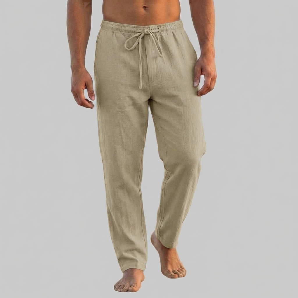 Pantalones de Lino Trendy para Hombres