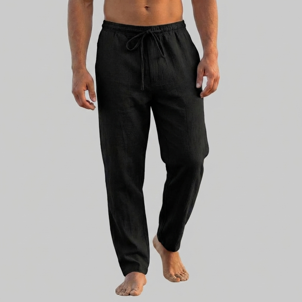 Pantalones de Lino Trendy para Hombres