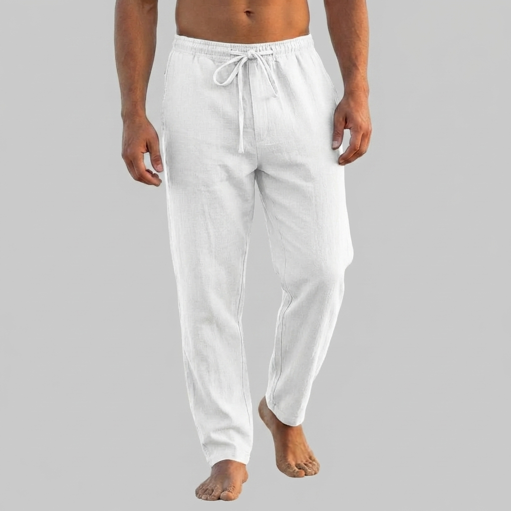 Pantalones de Lino Trendy para Hombres