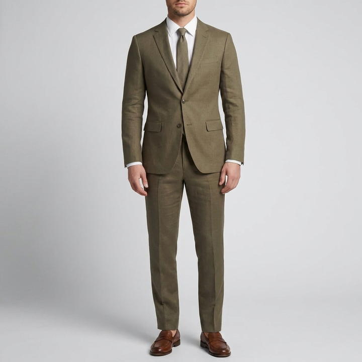 Conjunto de Blazer y Pantalones Casual de Dos Piezas