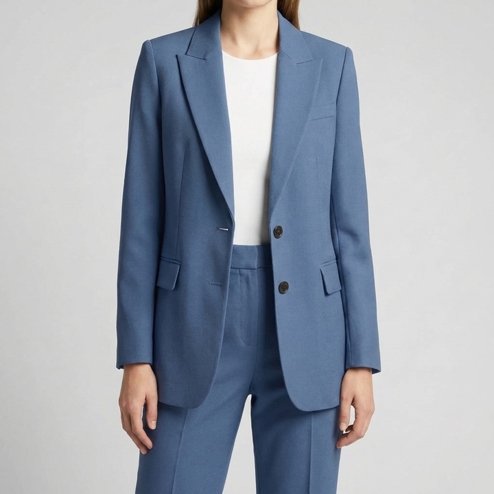 Conjunto de Blazer Estructurado y Pantalones para Mujeres