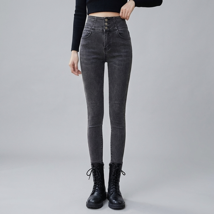 Jeans de alta cintura para mujeres