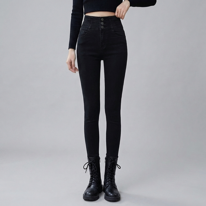 Jeans de alta cintura para mujeres