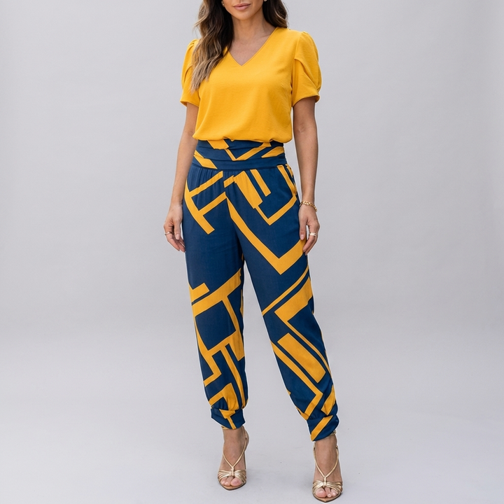 Conjunto Elegante y Cómodo de 2 Piezas para Mujeres