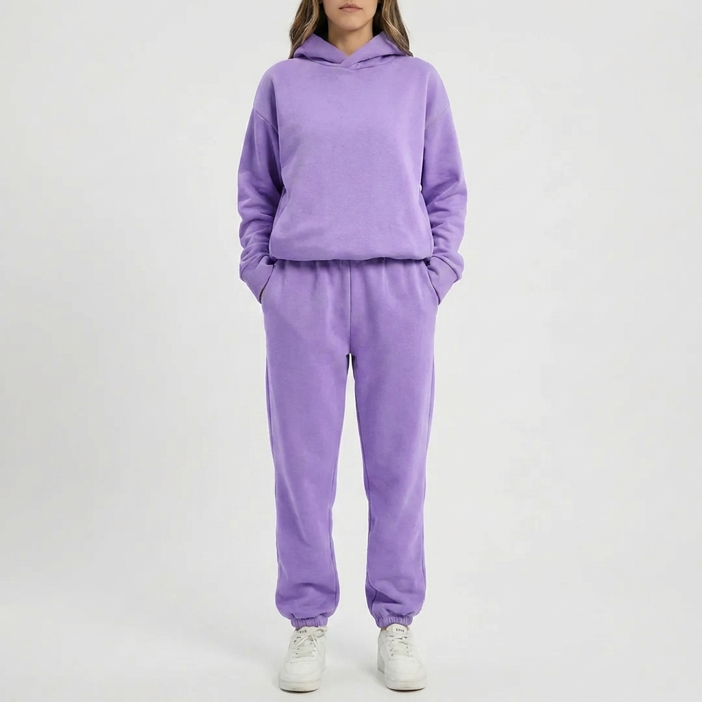Conjunto de Sudadera con Capucha y Pantalones Deportivos