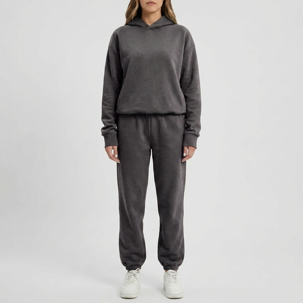 Conjunto de Sudadera con Capucha y Pantalones Deportivos