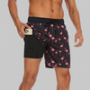 Pantalones Cortos de Nadar con Forro y Bolsillo para Teléfono para Hombres