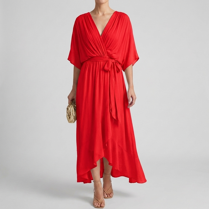 Vestido Envuelto Ligero Elegante para Mujeres