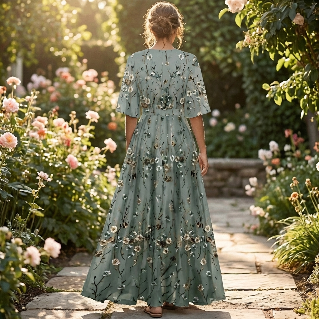 Vestido Maxi Floral para Mujeres