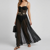 Vestido Boho Transparente de Capas para Mujeres