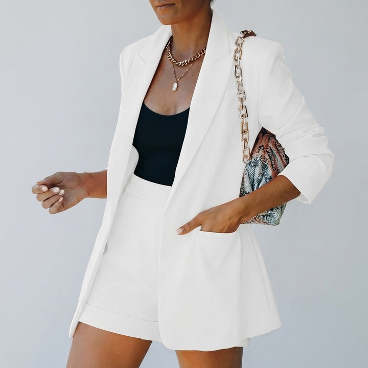Conjunto Blazer Chic Shorts para Mujeres