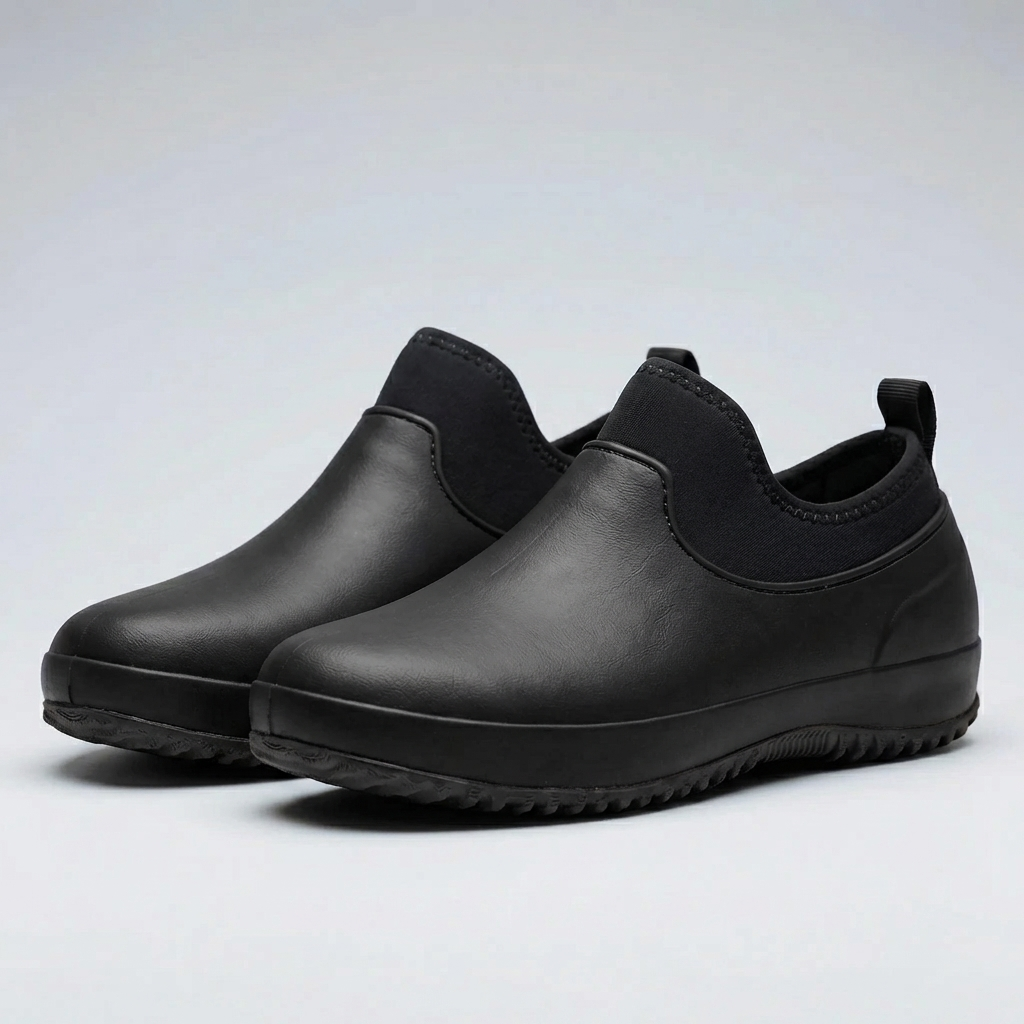 Zapato de Trabajo Sin Cordones Resistente al Agua para Hombres