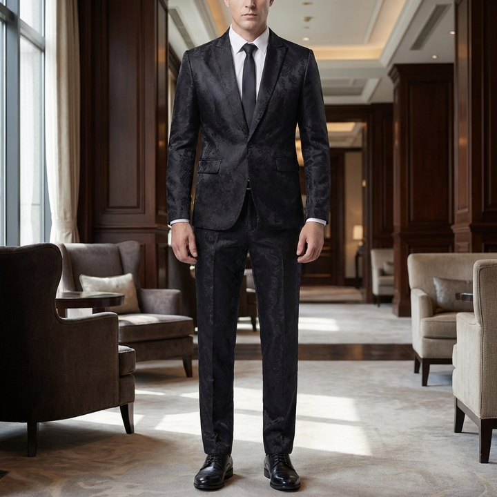 Traje Clásico – Conjunto Lujoso de Dos Piezas para Hombres