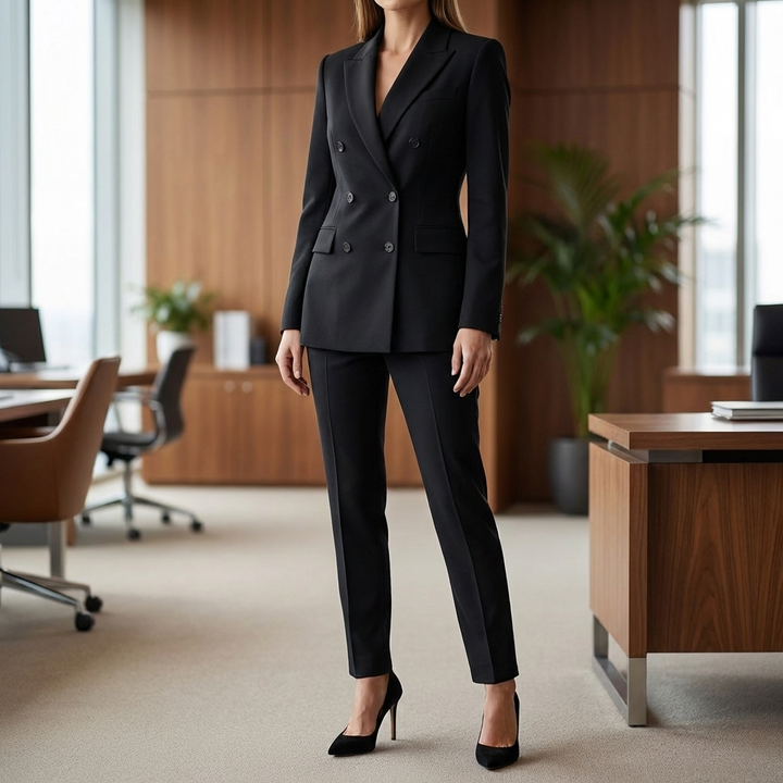 Conjunto de Traje de Negocios Elegante para Mujeres