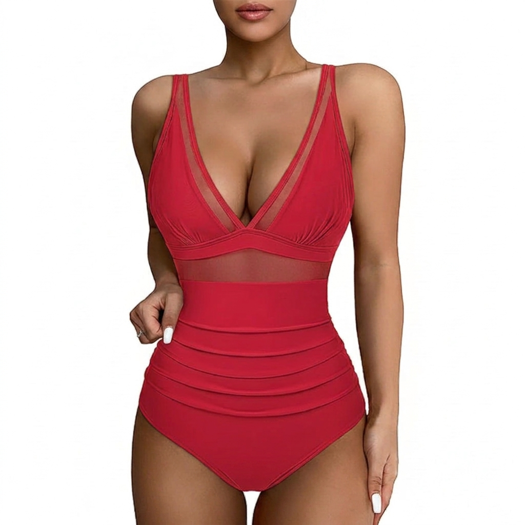Traje de Baño Elegante de Una Sola Pieza para Mujeres