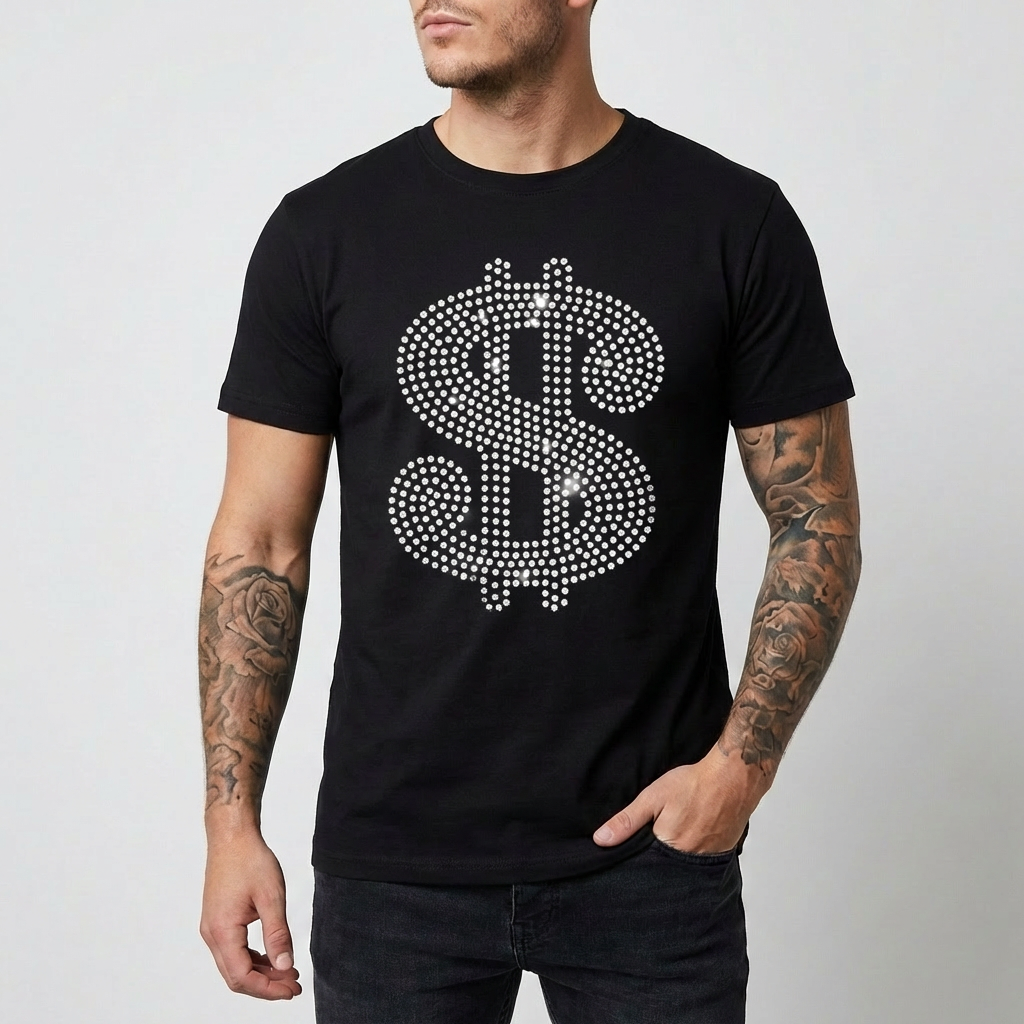 Camiseta holgada de manga corta con estampado para hombre, imagen 8