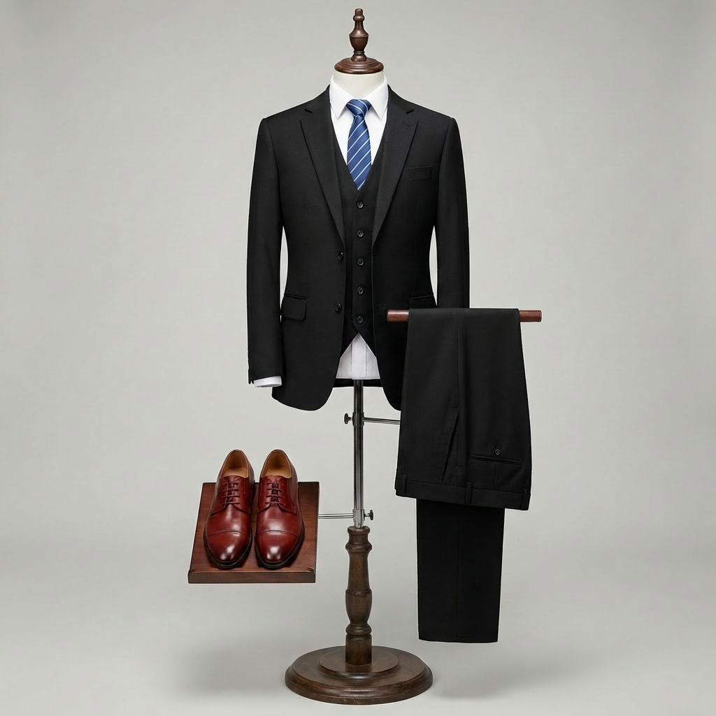Traje Slim Fit de 3 Piezas de Lujo para Hombres