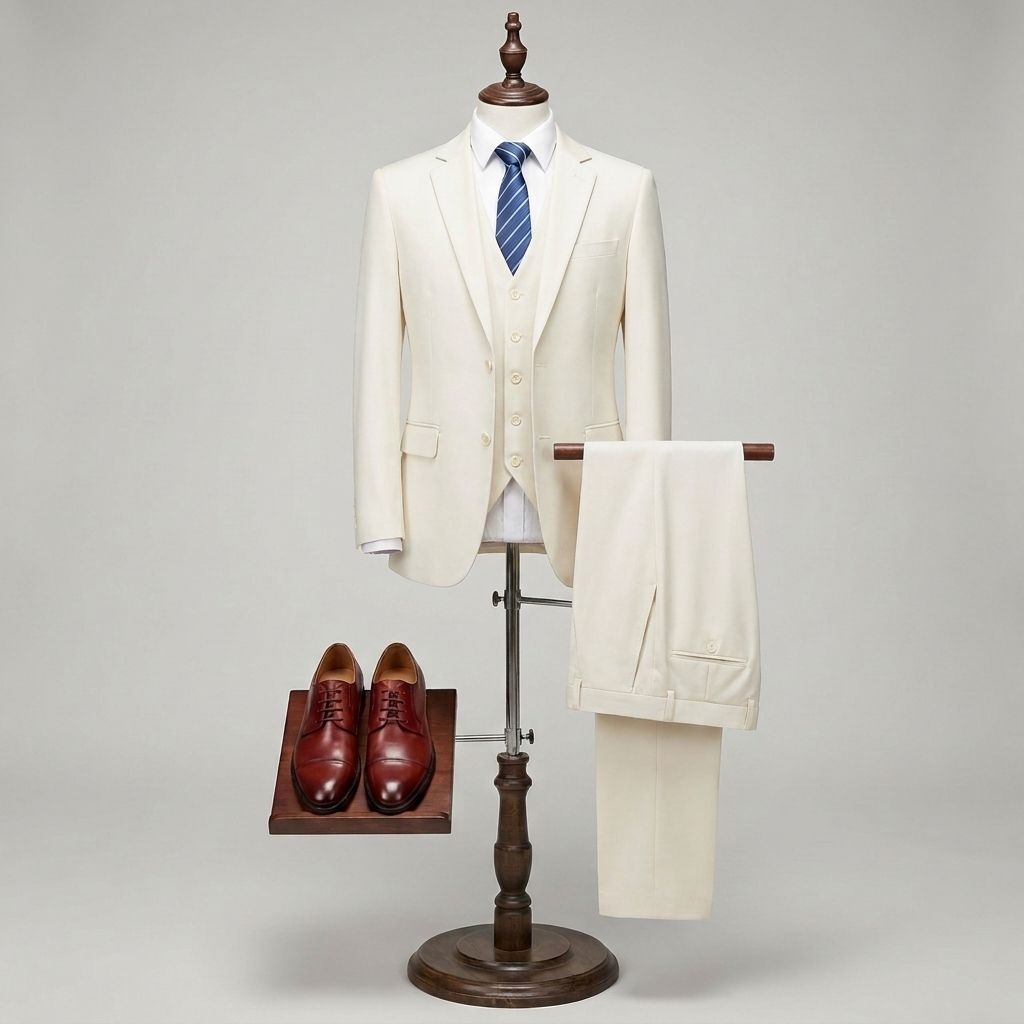 Traje Slim Fit de 3 Piezas de Lujo para Hombres