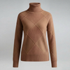 Suéter fino de mujer con cuello alto
