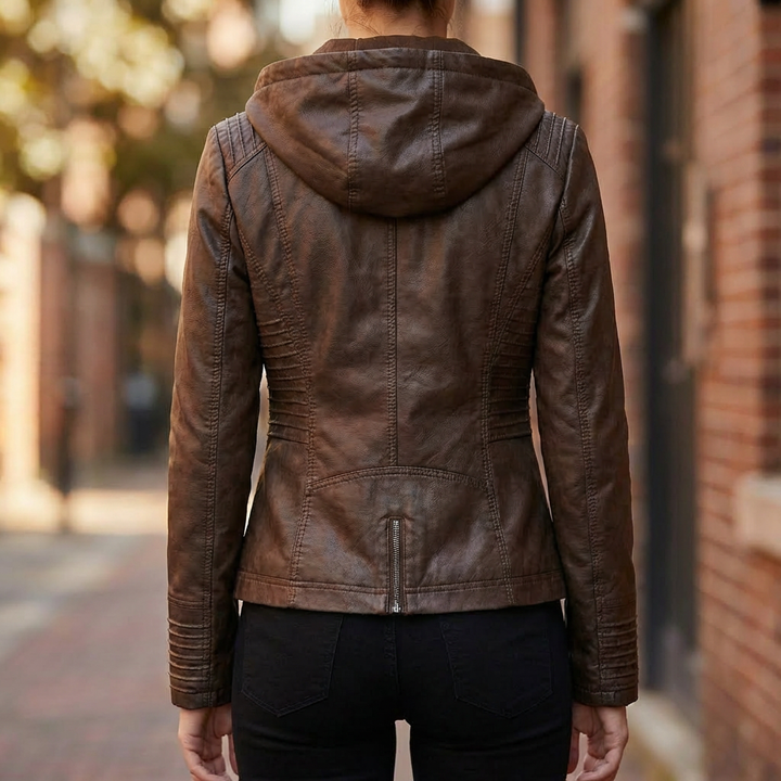 Chaqueta de Cuero de Verano para Mujeres