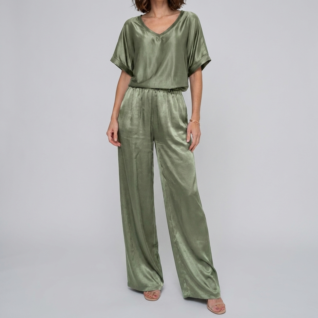 Conjunto Elegante de Dos Piezas para Mujeres
