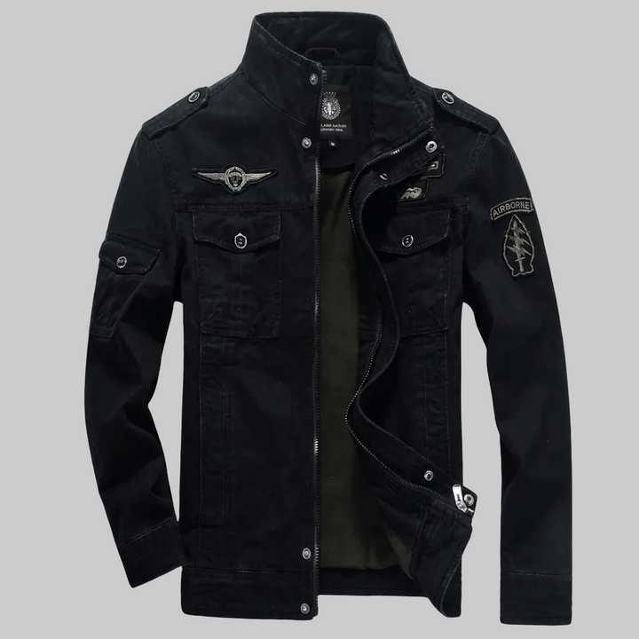 Chaqueta de entretiempo con cuello alzado para hombre, imagen 2