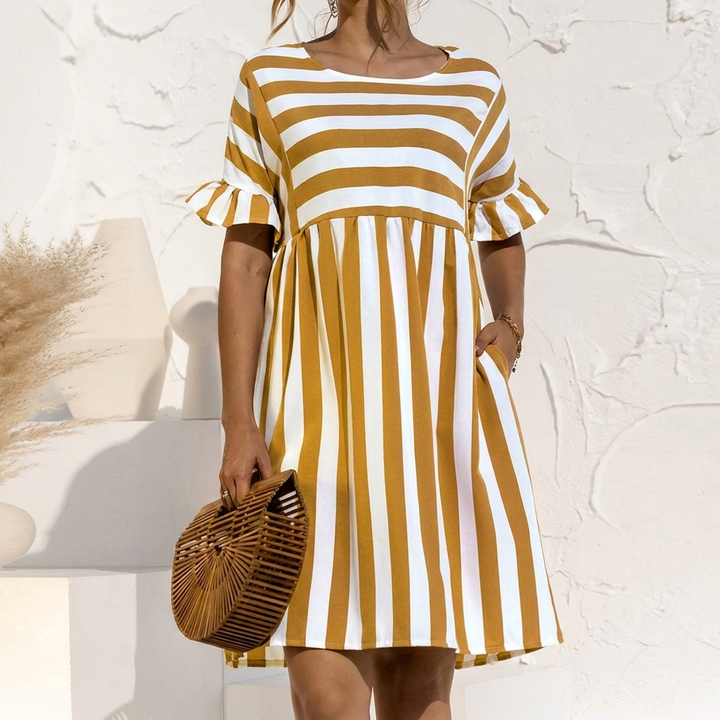 Vestido Maxi Elegante con Mangas Largas