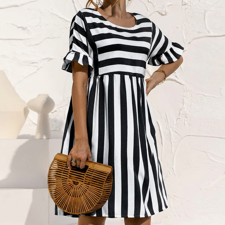 Vestido Maxi Elegante con Mangas Largas