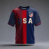 Camiseta de Fútbol Plus Size para Hombres