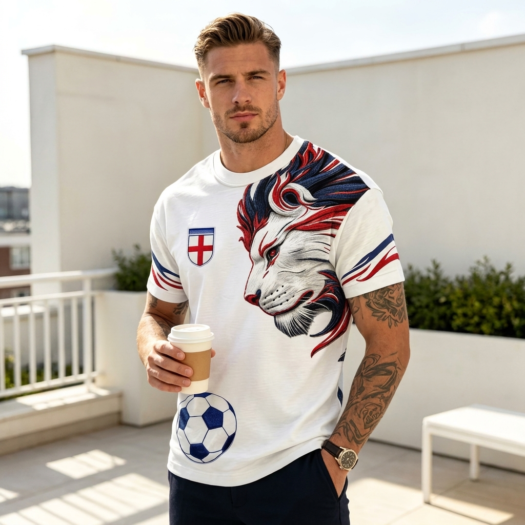 Camiseta Casual de Verano para Hombres - Copa 2026