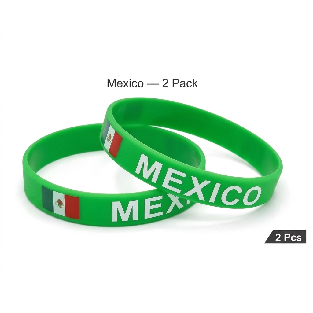 Conjunto de Pulseras de Fanático del Fútbol