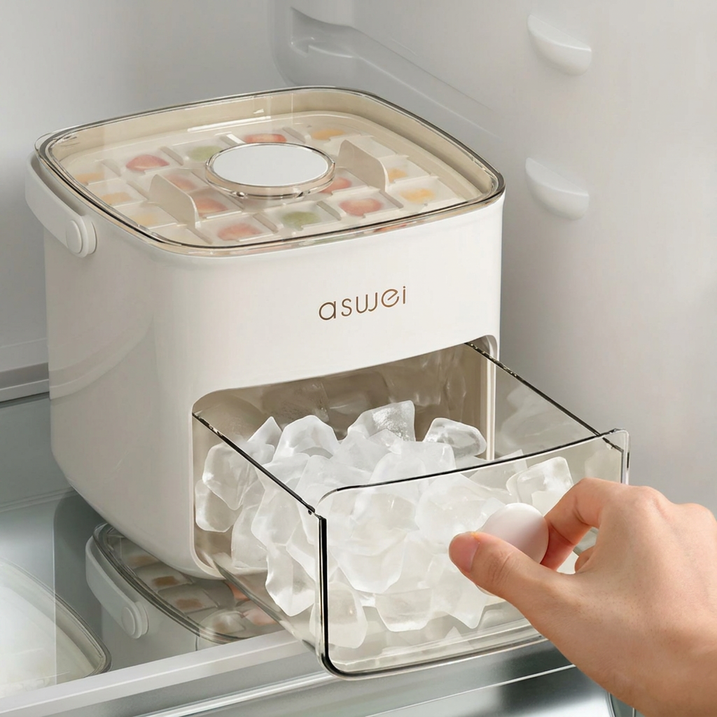 Fabricador de Hielo Práctico para Hogar