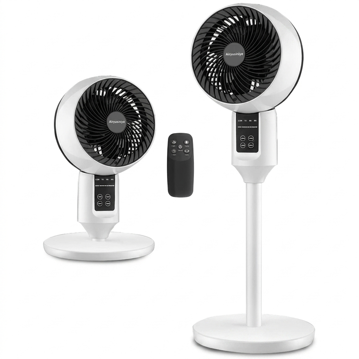 Ventilador de pedestal ajustable con oscilación 3D