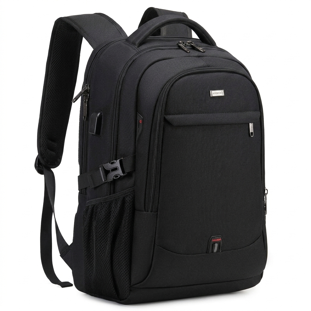 Mochila impermeable para portátil y viajes con compartimentos organizados