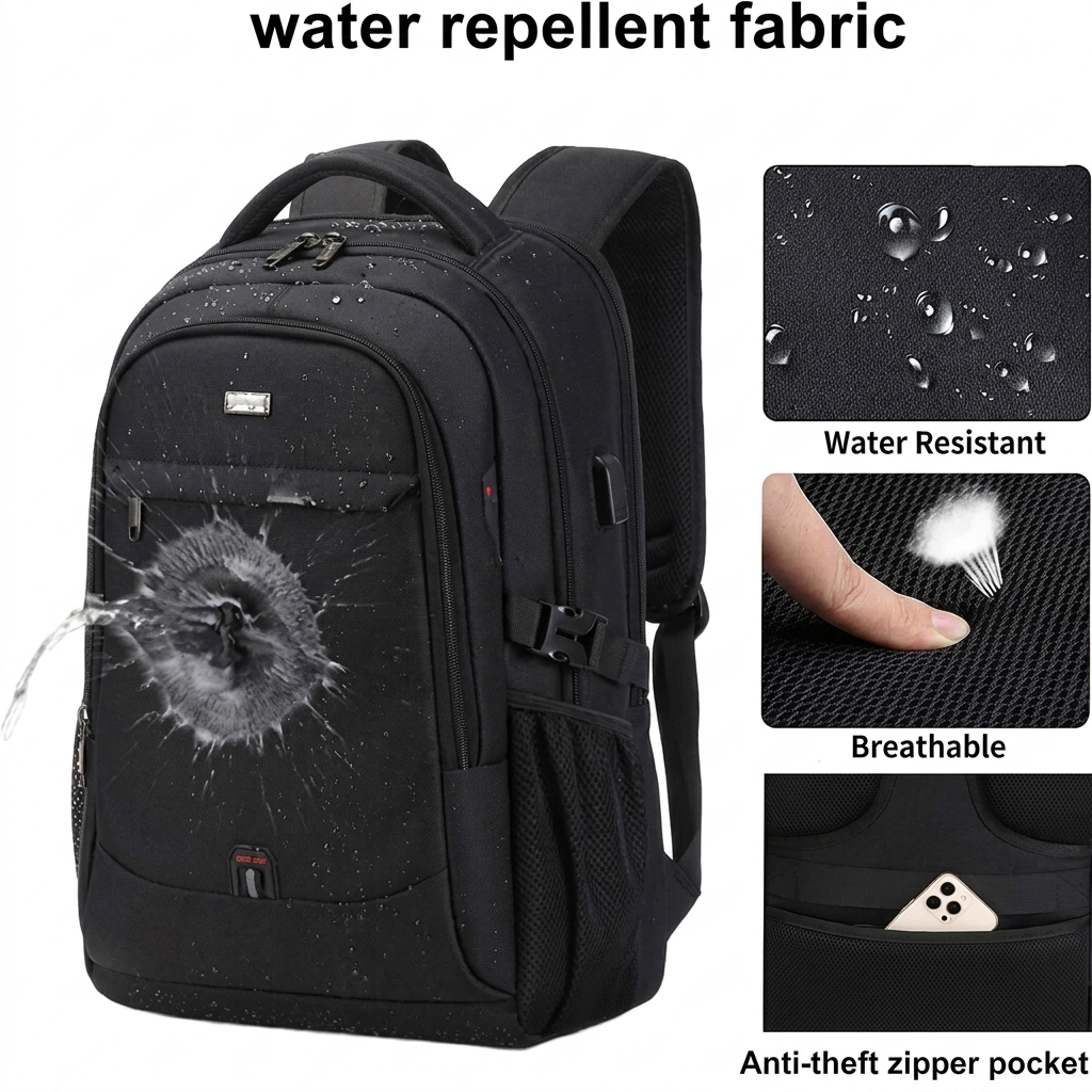 Mochila impermeable para portátil y viajes