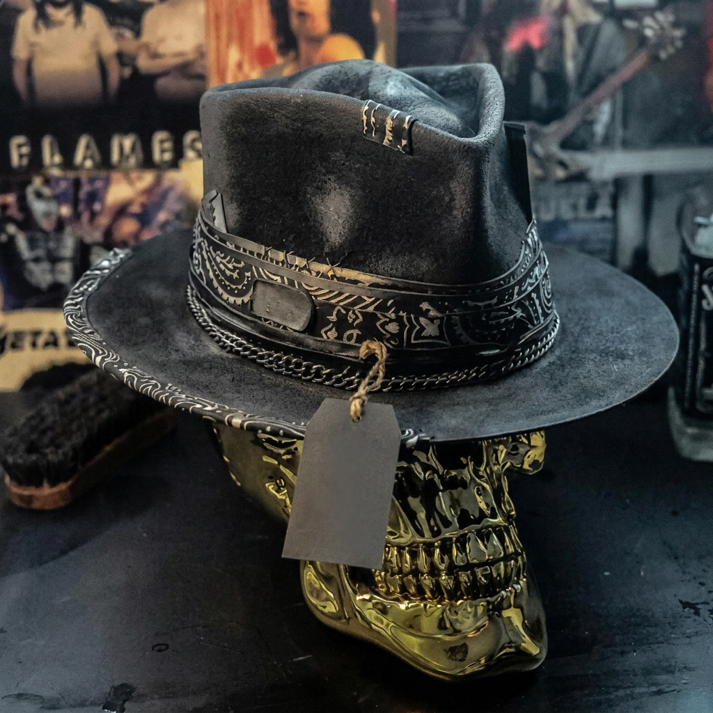 Sombrero Artesanal Calavera | Hecho a Mano y Trendy