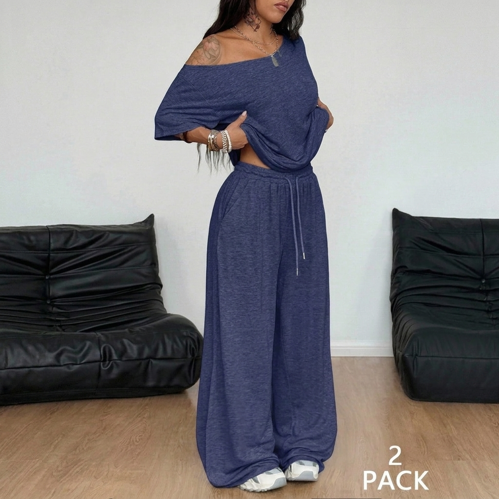 Conjunto Casual de 2 Piezas para Mujeres