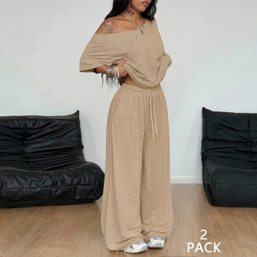 Conjunto Casual de 2 Piezas para Mujeres