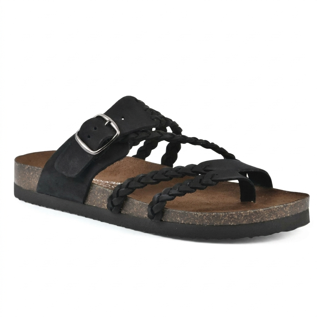 Elegantes Sandalias Planas Tejidas con Tirantes de Estilo Europeo para Mujeres