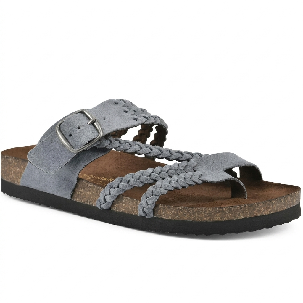 Elegantes Sandalias Planas Tejidas con Tirantes de Estilo Europeo para Mujeres
