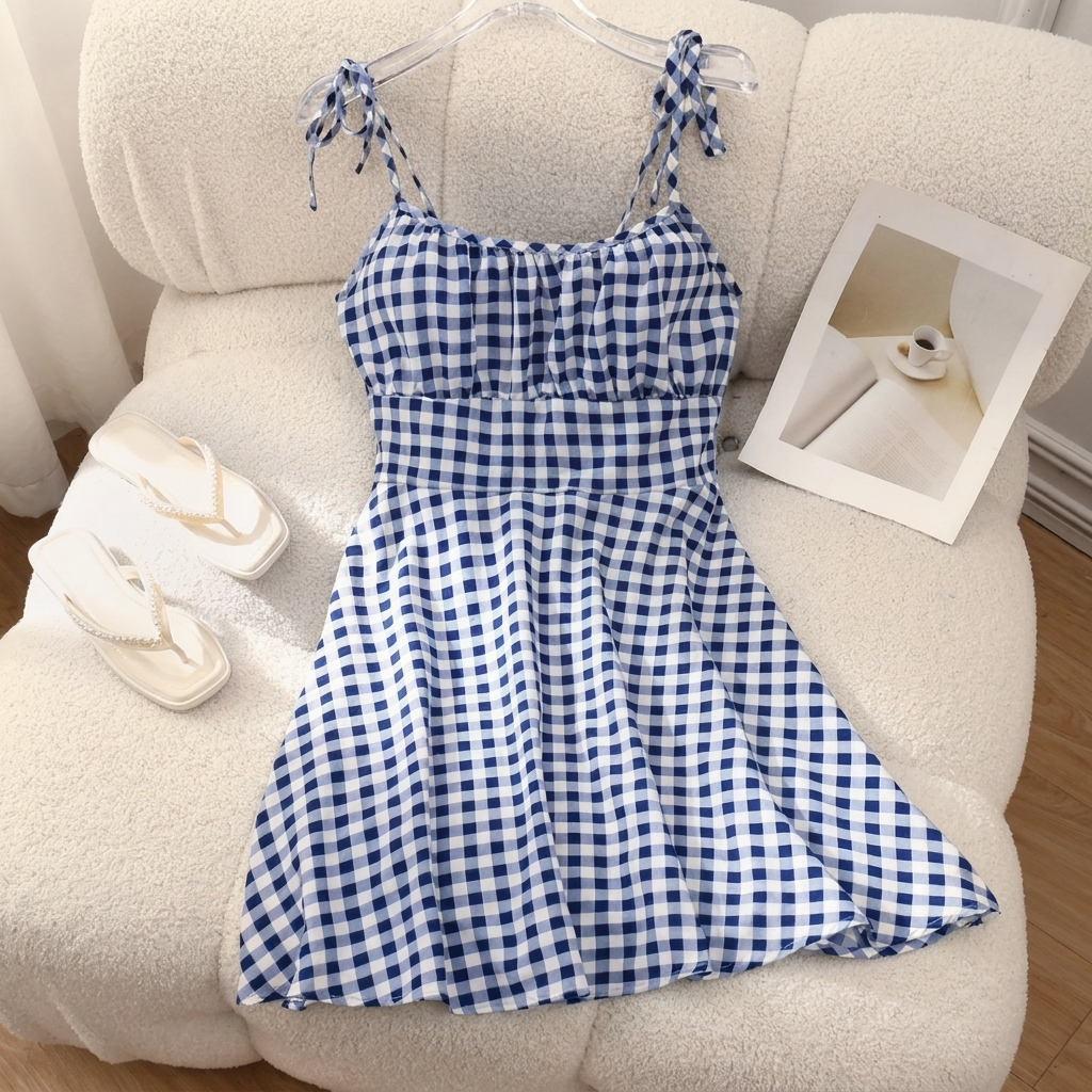 Vestido A-Linea Floral Dulce para Mujeres