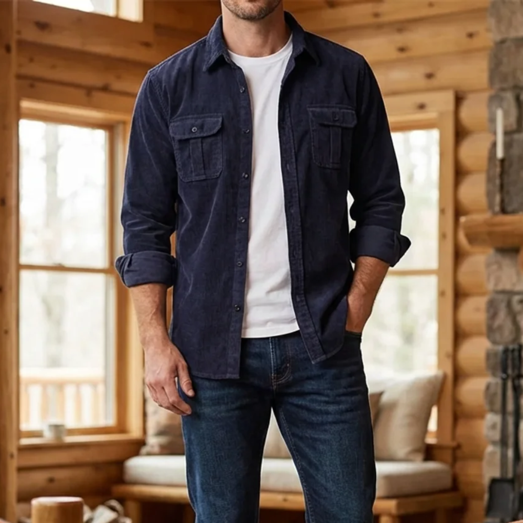 Chaqueta Clásica de Pana para Hombres