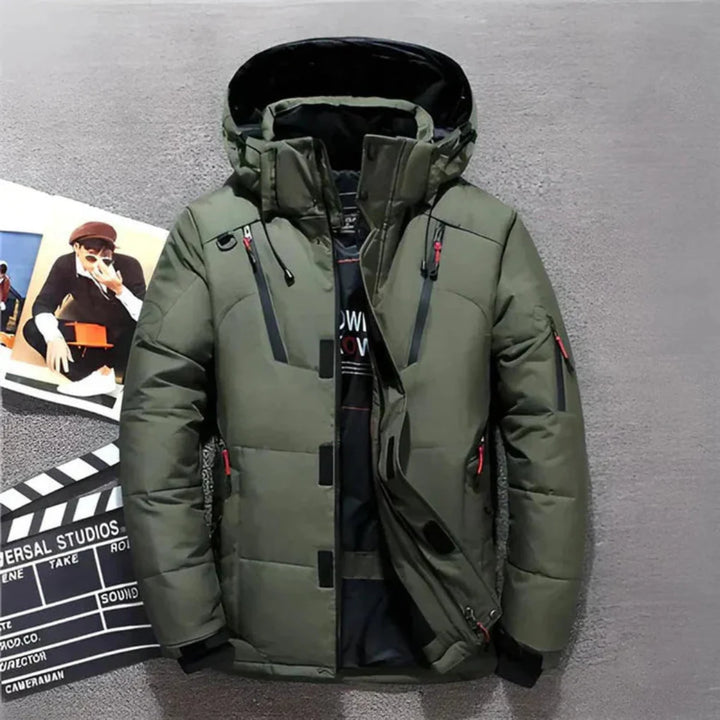 Chaqueta Aislada para Hombres con Capucha
