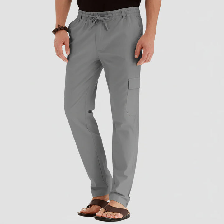 Pantalones Casuales de Verano con Cintura Elástica para Hombres