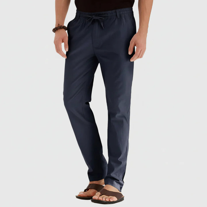 Pantalones Casuales de Verano con Cintura Elástica para Hombres