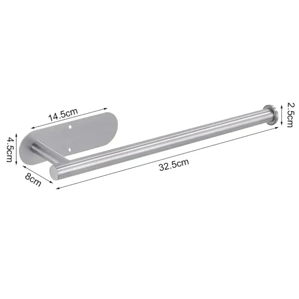 Soporte de Papel Higiénico de Acero Inoxidable Moderno Minimalista