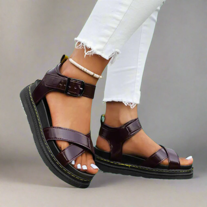 Sandalias Gladiador con Plataforma Estilosas para Mujeres