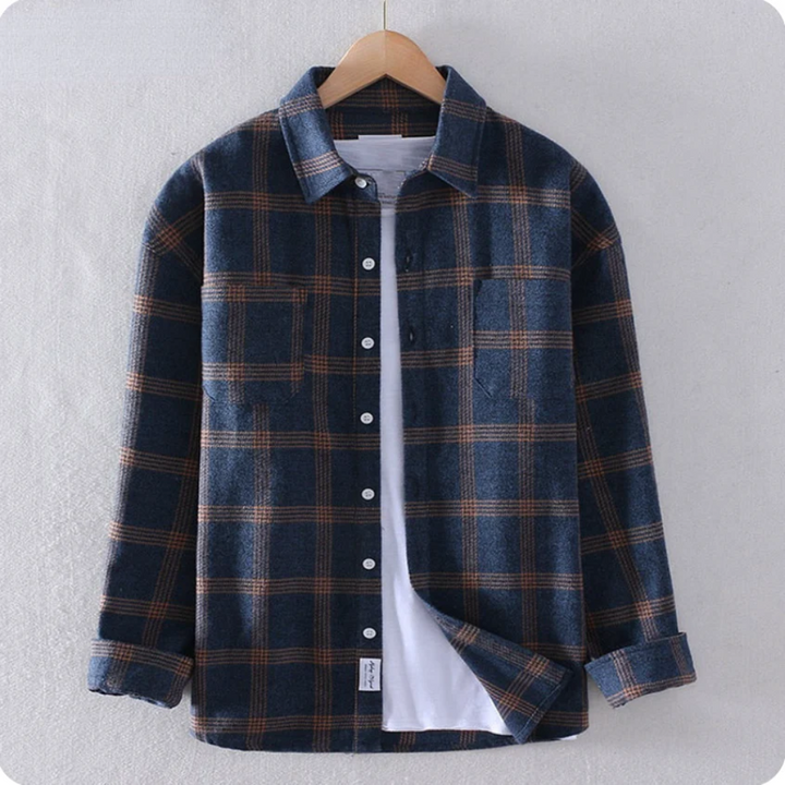 Camisa Botonada Estilo Clásico para Hombres