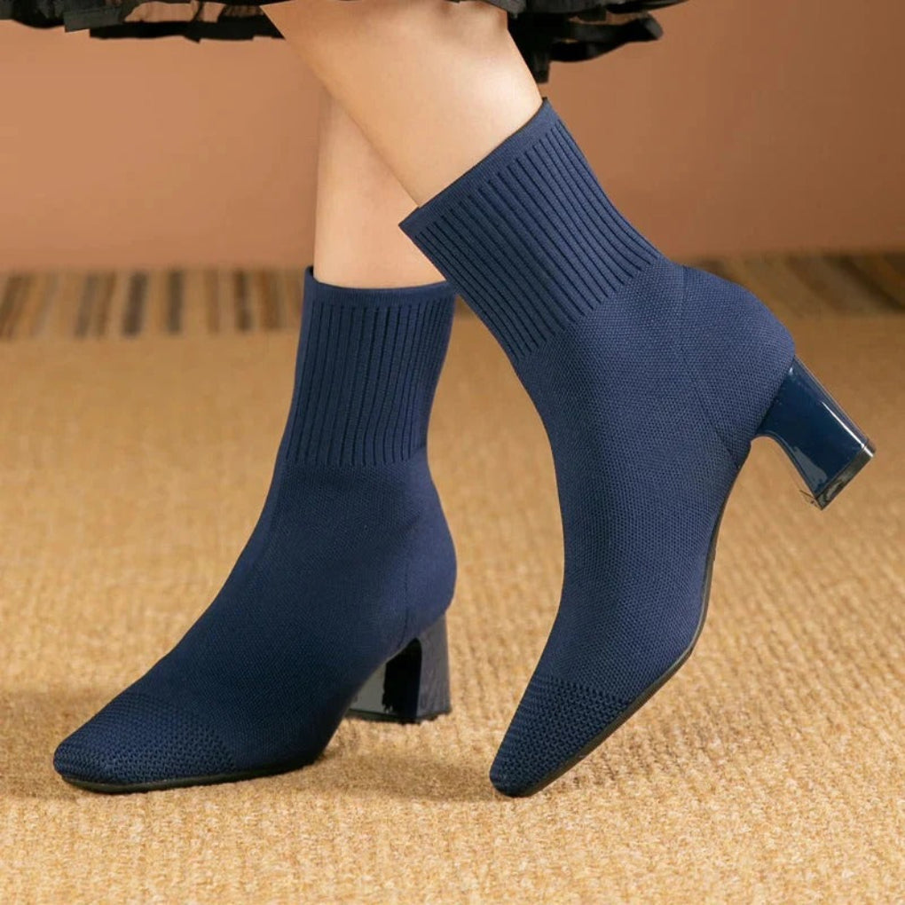 Botas de Calcetines de Mujer con Comodidad Moderna y un Toque Chic