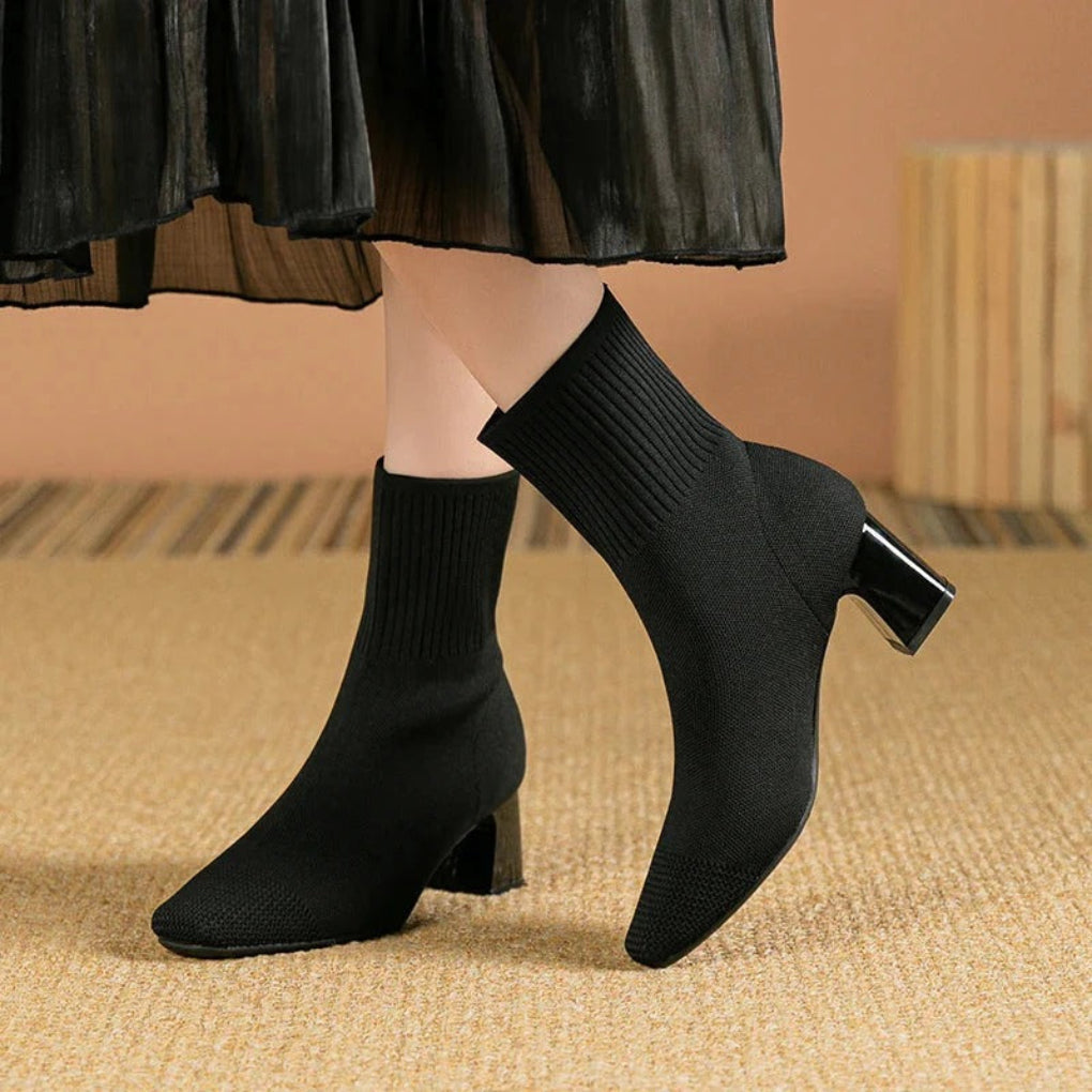 Botas de Calcetines de Mujer con Comodidad Moderna y un Toque Chic